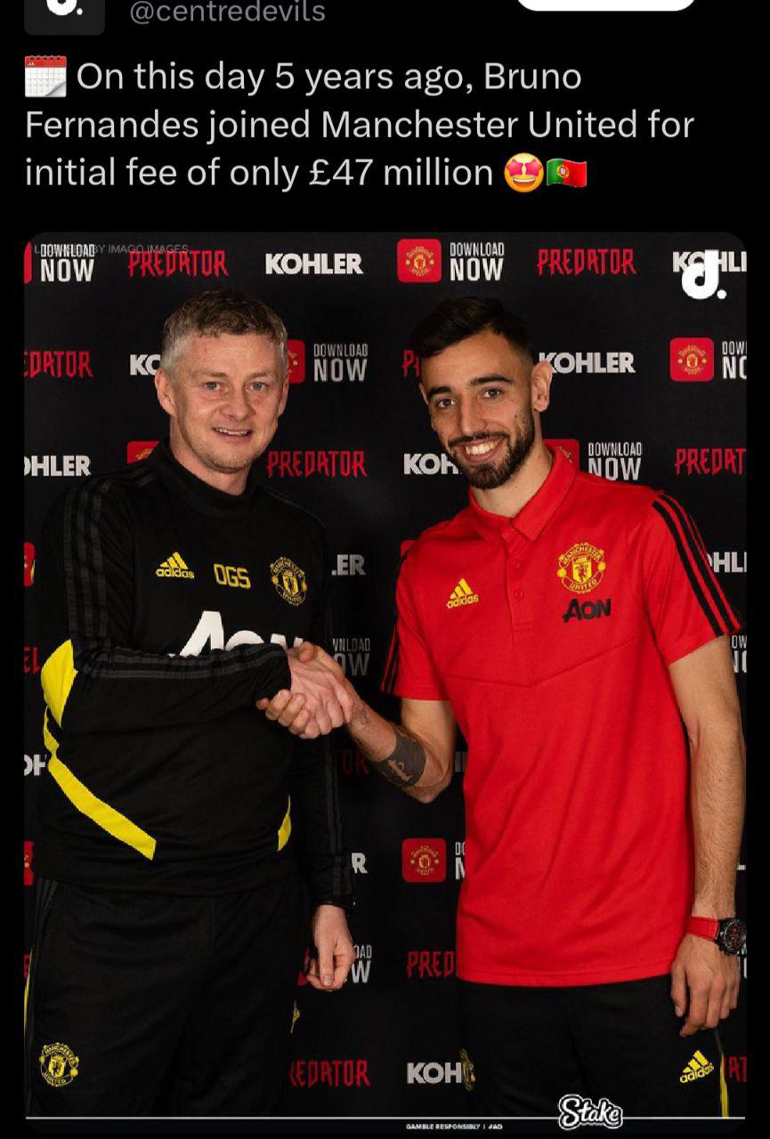 5 Years of Bruno Fernandes: The £47M Transfer That Transformed Manchester United